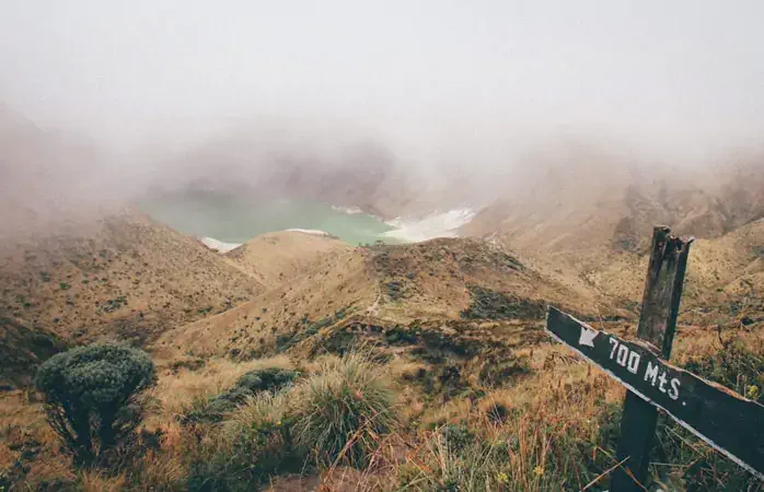 Hiking will lead you to hidden treasures like Laguna Verde, Colombia