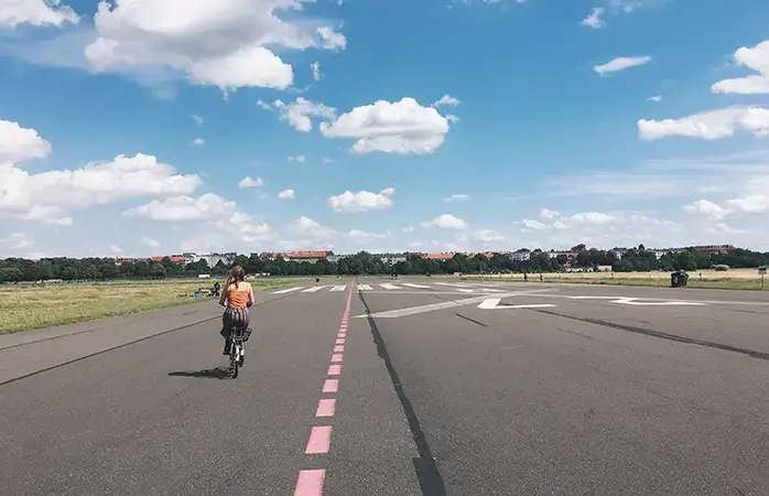 Tempelhofer Feld, an out-of-the-ordinary park