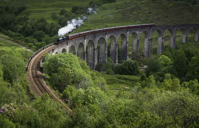 The train will take you to the tiny villages, big cities and everywhere in between