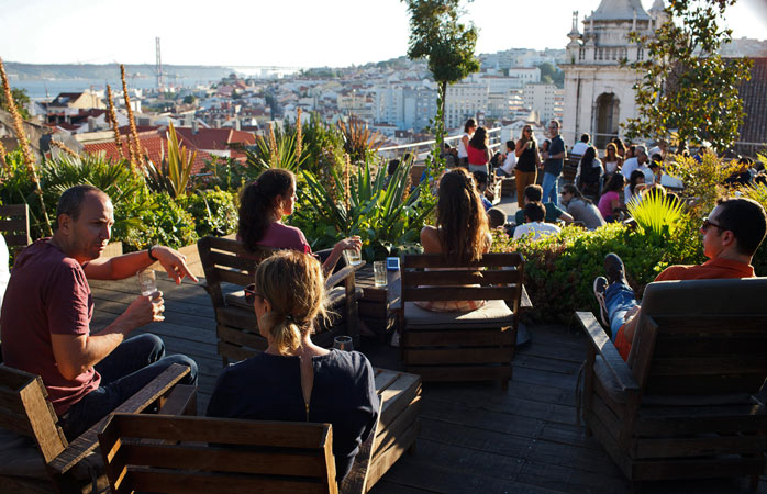 Take in the stunning views from rooftop bar Park