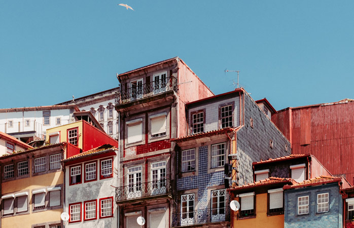 Porto’s charming, shoulder-to-shoulder houses will sweep you right off your feet
