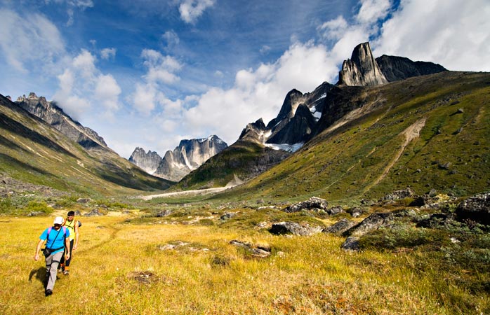 Summertime is the best time to go hiking in Greenland