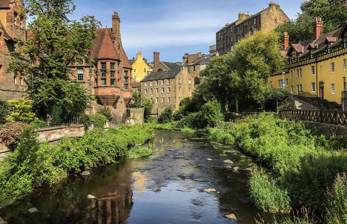 Edinburgh's charming Dean Village is as pretty as they come