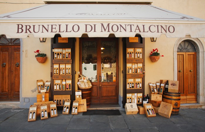 Montalcino is home to one of the best Italian wines: Brunello di Montalcino