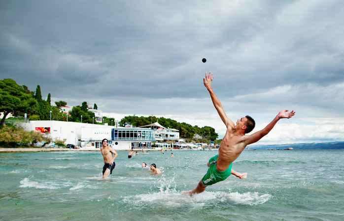 Catch that ball! Join a game of picigin – a ball game born on Bačvice Beach in Split