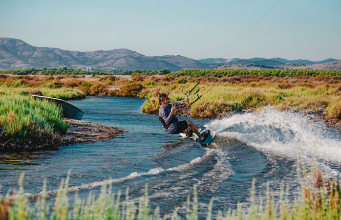 Kite surfing in Sardinia