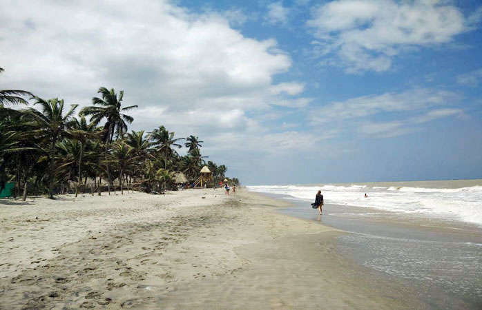 Stroll along the beach in Palomino - it doesn't get much better than this