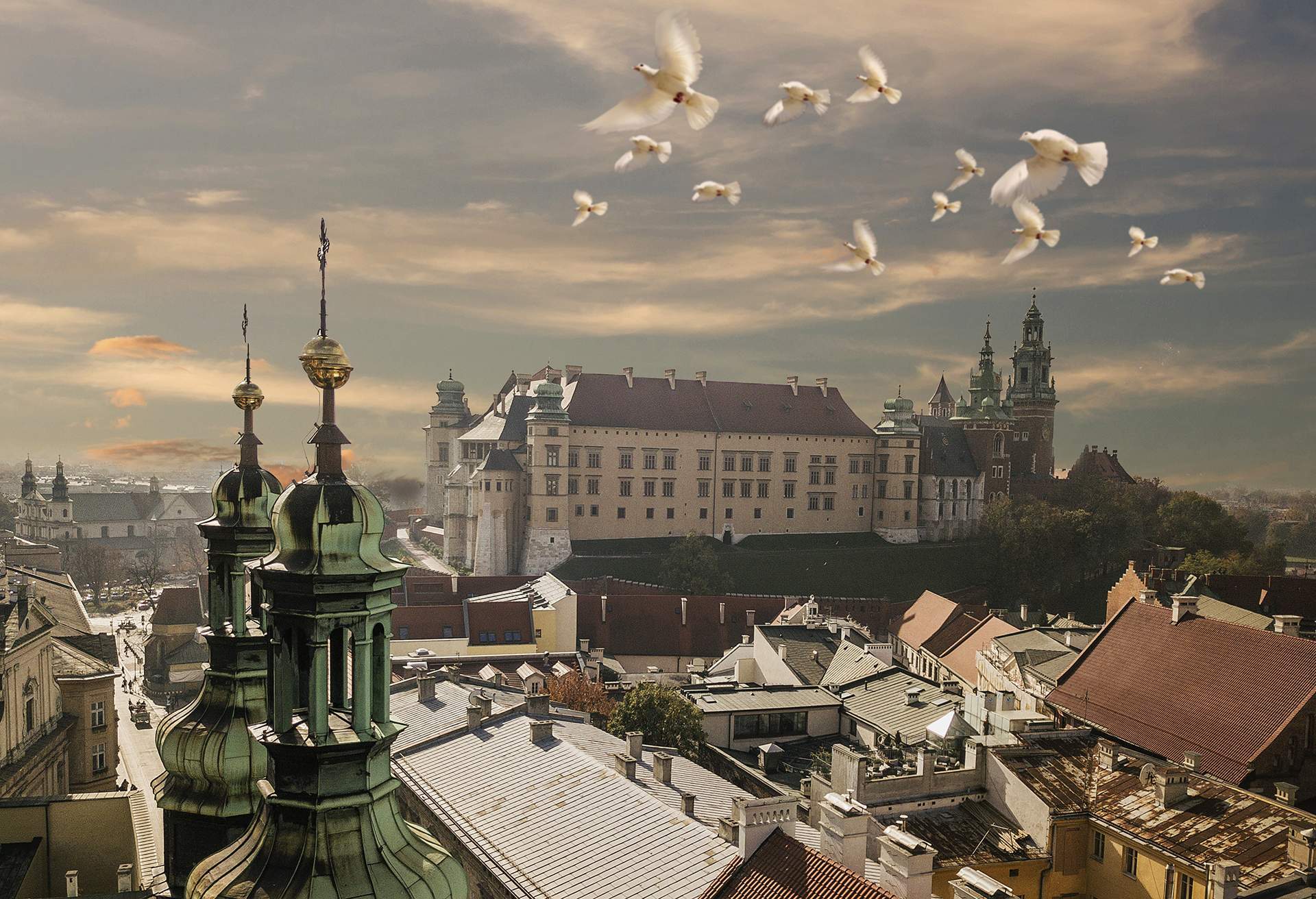 View of Krakow, Poland