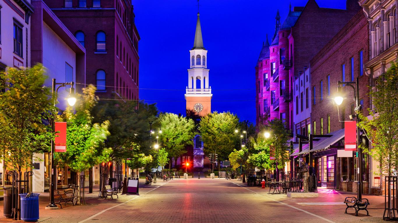 Flights to Burlington, Vermont